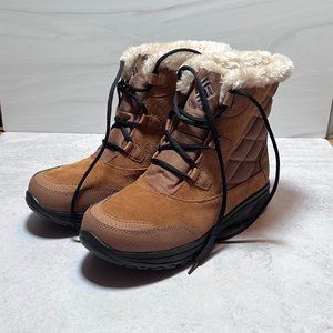 Columbia women's ice maiden shorty snow boot - Size 11 - Elk
